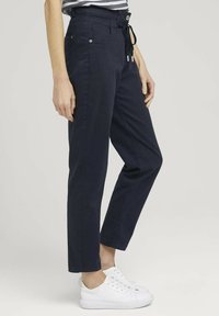 TOM TAILOR Tygbyxor - dark blue