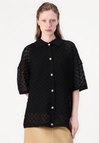 Malina MOA SHIRT - Bluza s gumbima - black