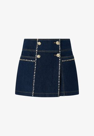 LIU JO, LIU JO SKIRT-PANTS WITH RHINESTONES - Skort - dark blue
