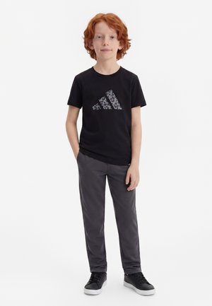 adidas Performance, JUNIOR GIRL ANIMAL TEE UNISEX - T-shirt print - black