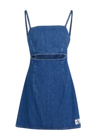 Calvin Klein Jeans CUT OUT - Haljina od trapera - denim medium