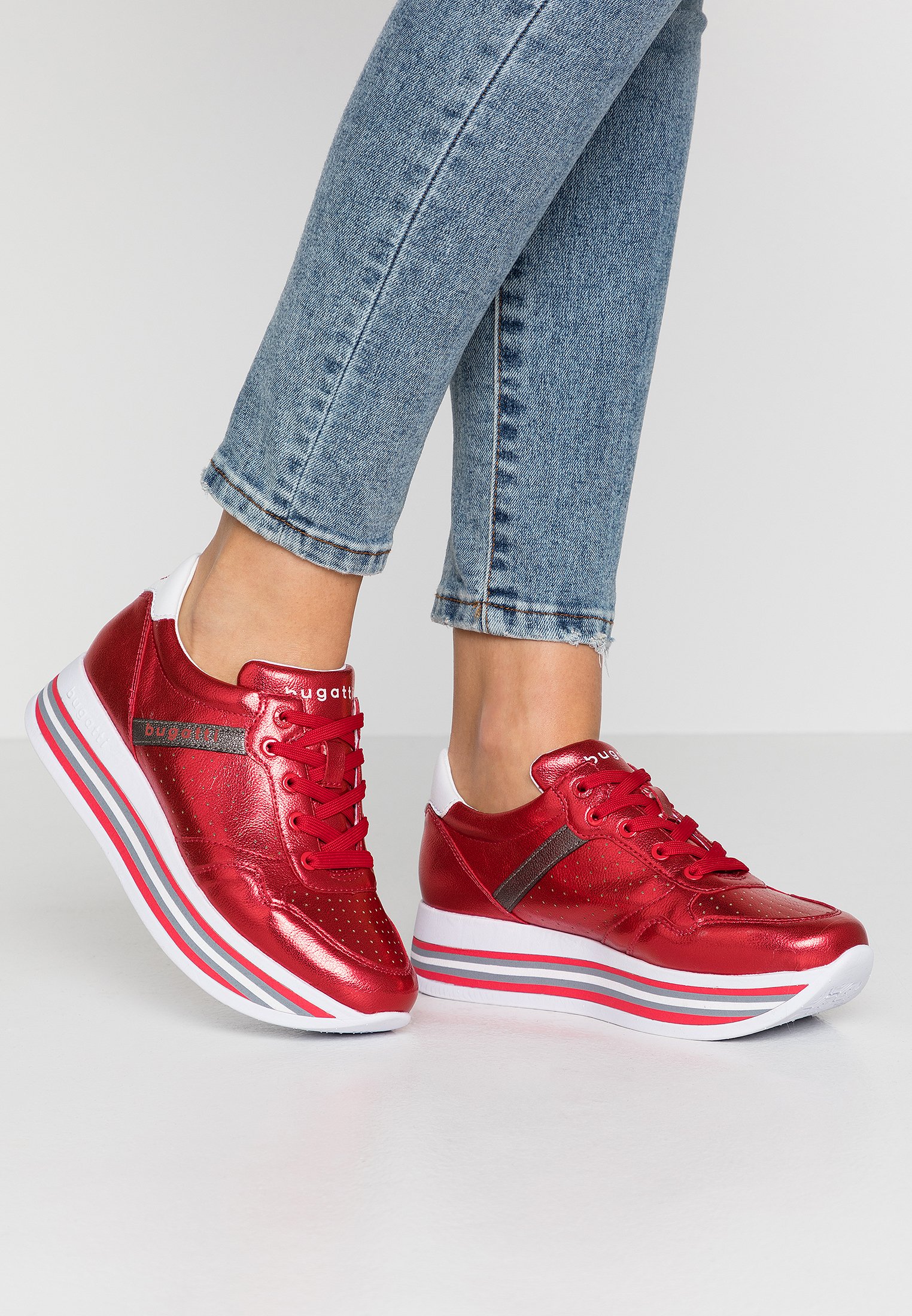 Bugatti LIAN Joggesko redmetallics Zalando.no Bugatti LIAN Joggesko redmetallics Zalando.no