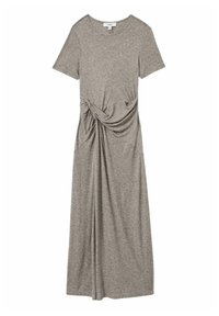 HADLEY TWIST-DETAIL MIDI - Jerseyjurk - grey