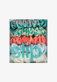 Slip SLIP PURE SILK MIDI SCRUNCHIES - Hair Styling Accessory - seashell