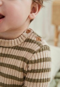 Next SET- REGULAR FIT - Maglione - cream green