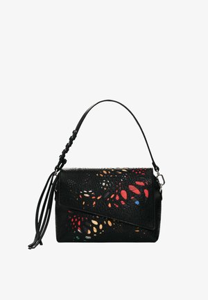 Desigual, MEDIUM CUT-OUT BAG - Kézitáska - black