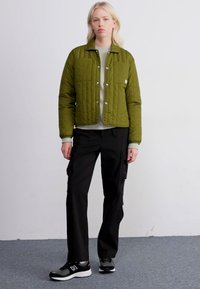 The North Face REVERSIBLE VISOKE JACKET - Outdoorová bunda - forest olive/pine needle