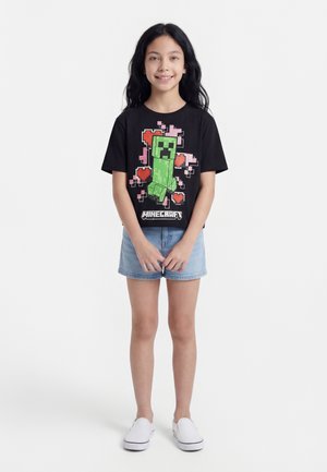 Name it NKFJYRA MINECRAFT BOX - T-shirts print - black