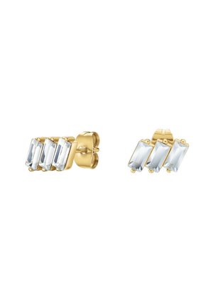 TRIPLE BAGUETTE STUDS - Pendientes - gold-coloured