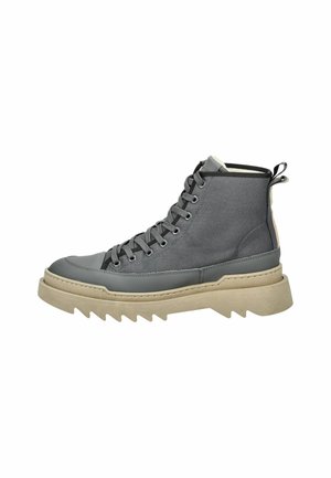 Schnürstiefelette - dk blue