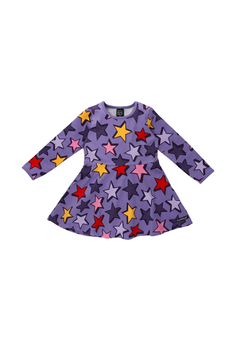 Villervalla STARS - Trikoomekko - lila