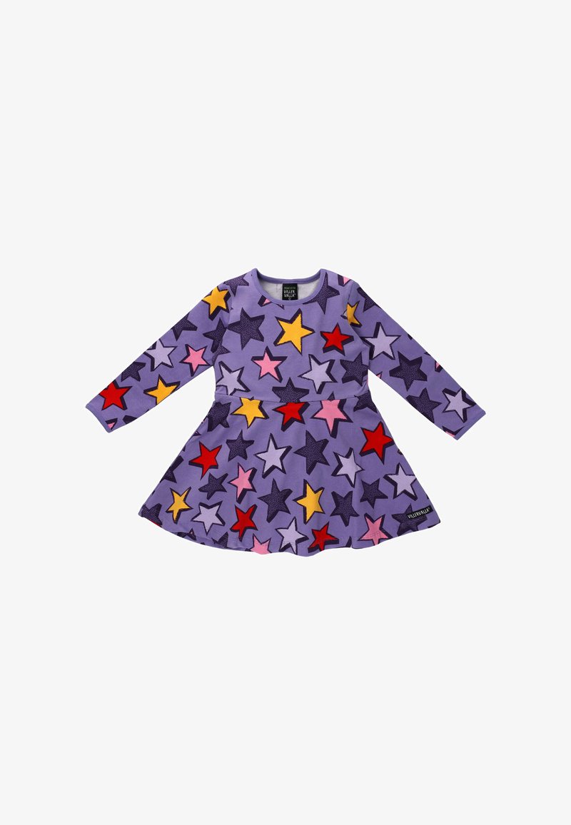 Villervalla STARS - Trikoomekko - lila