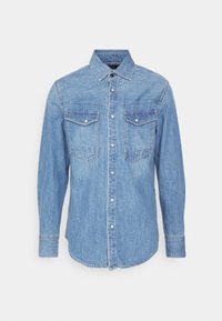 DAKOTA SLIM SHIRT LONG SLEEVE - Camisa - faded cricket blue