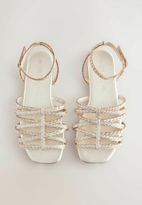 Next REGULAR FIT - FOREVER COMFORT SOFT STRAPPY - Páskové sandály  - mottled beige