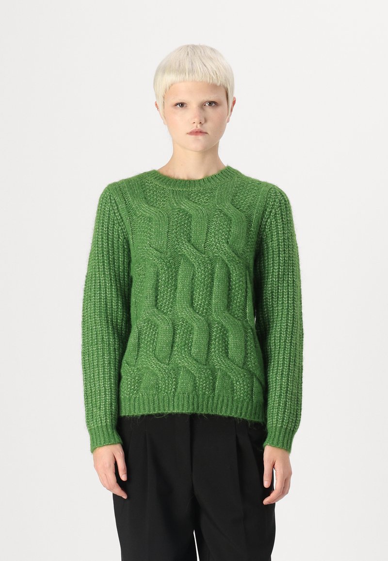 VILA VIREBA O NECK TOP - Pulover - cactus