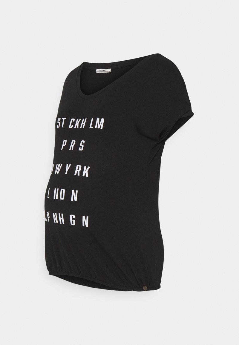 love2wait T-shirt print zwart