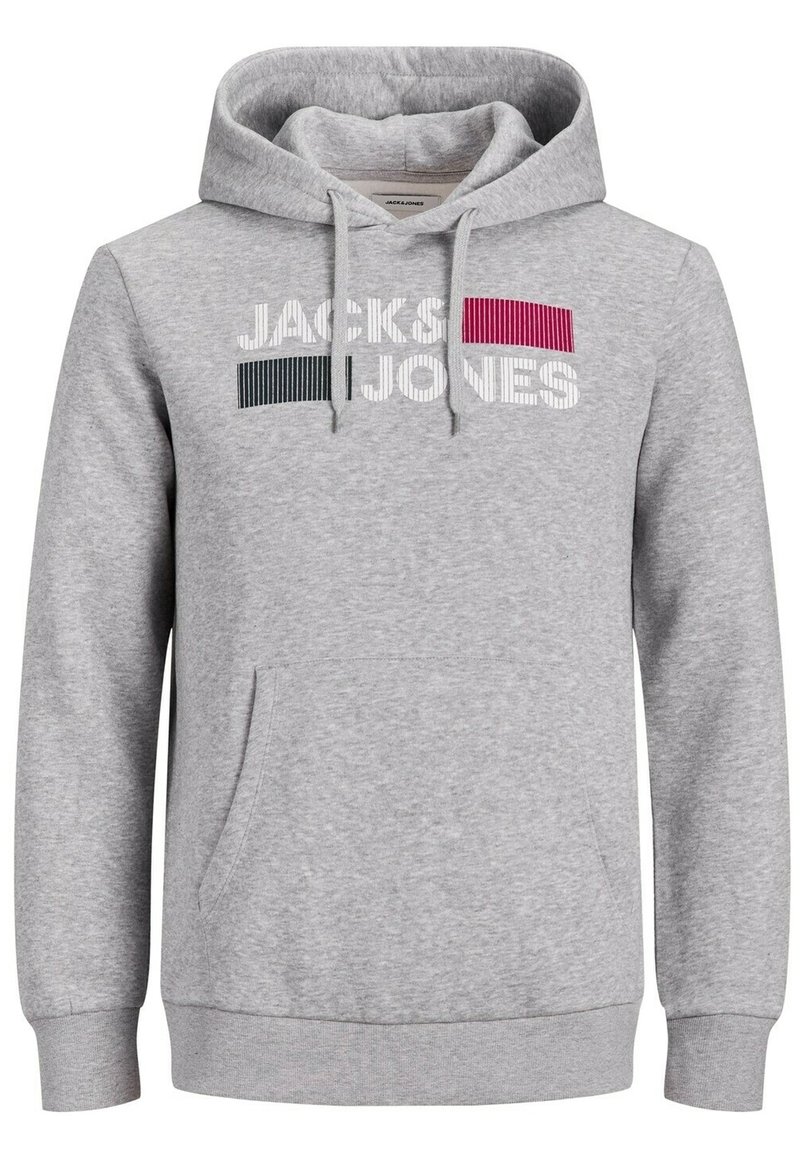 Jack & Jones Jersey con capucha - mottled light grey