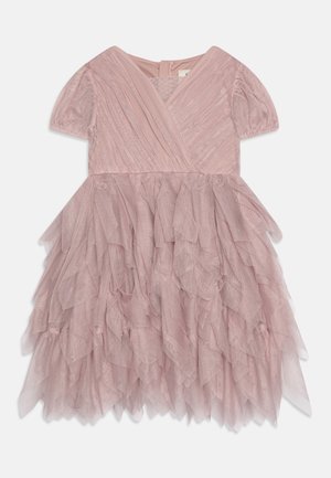 Anaya with love PUFF SLEEVE DRESS WITH RUFFLE SKIRT - Koktejlové šaty / šaty na párty - frosted pink