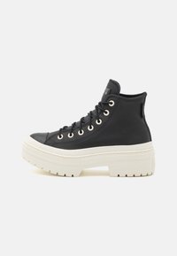 Converse CHUCK TAYLOR ALL STAR LUGGED HEEL PLATFORM WATERPROOF - Zapatillas altas - black/egret