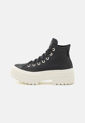 Converse CHUCK TAYLOR ALL STAR LUGGED HEEL PLATFORM WATERPROOF - Zapatillas altas - black/egret