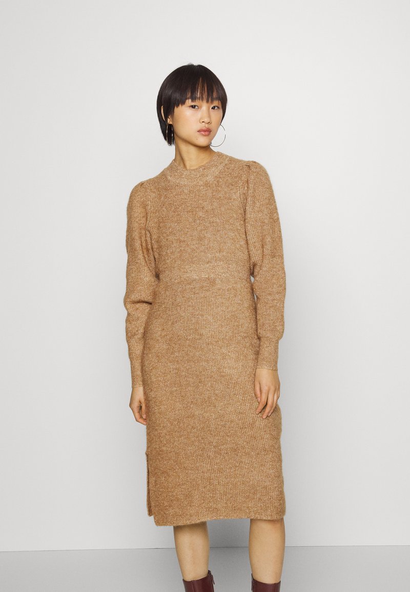 Vero Moda Petite VMVILLA ONECK DRESS Jumper dress tigers eye