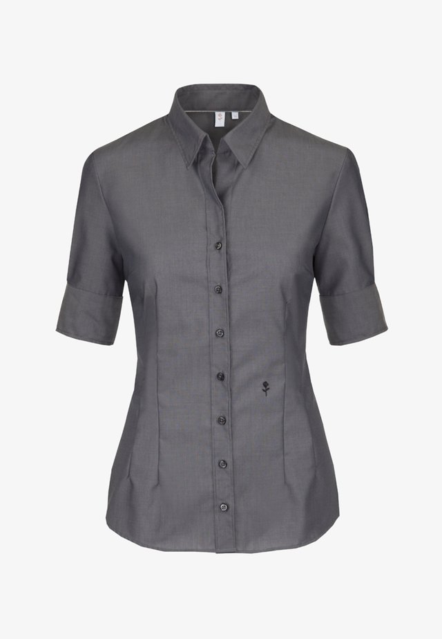 Button-down blouse - grau