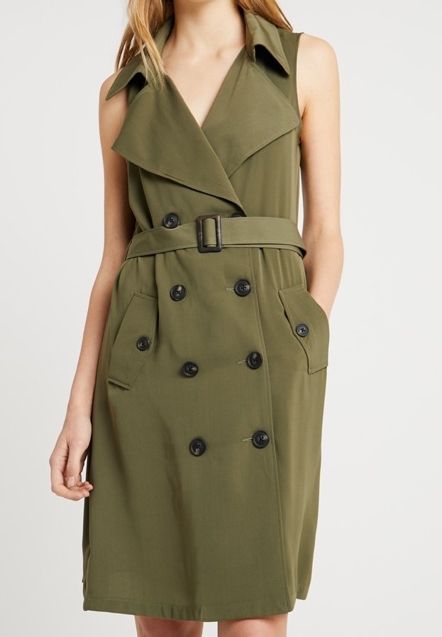 Vero Moda Tall Shirt dress - green - (Pre-owned) - Zalando