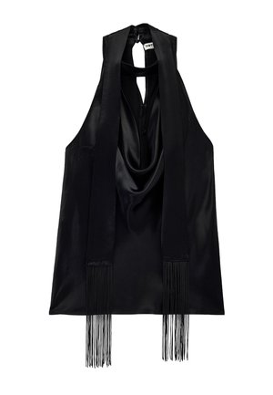 Koton, HALTER NECK SLEEVELESS BLOUSE . - Camicetta - black