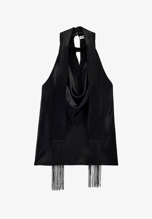 Koton, HALTER NECK SLEEVELESS BLOUSE . - Blouse - black