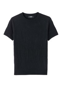 GOBI Cashmere T-shirt med print - black