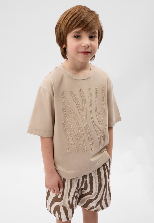 T-Shirt print - beige