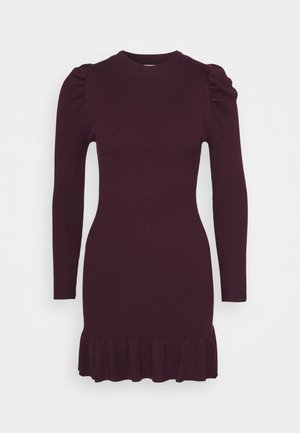 Gebreide jurk - purple