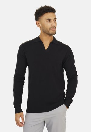 COLLARED . - Trui - black