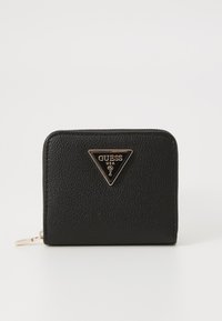 Guess - MERIDIAN SMALL ZIP AROUND - Portofel - black Imagine miniatură 1