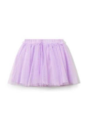 TULLE - Faltenrock - violet
