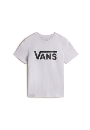 FLYING V CREW - Print T-shirt - evening haze