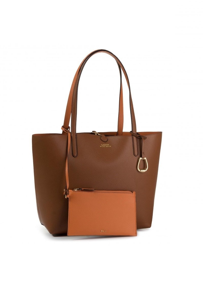 Lauren Ralph Lauren FAUXLEATHER REVERSIBLE TOTE Handbag cuoio/tan