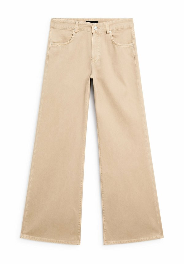 MID-RISE - Flared Jeans - beige3