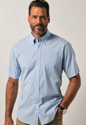 JP1880, SHIRT, HALF SLEEVE, BUTTON-DOWN COLLAR, MODERN FIT - Overhemd - grey blue