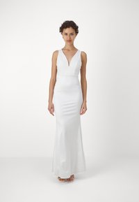 WAL G. WEDDING PANEL PLUNGE - Džersio suknelė - off white