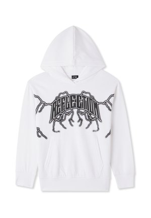 Felpa con cappuccio - bianco ottico