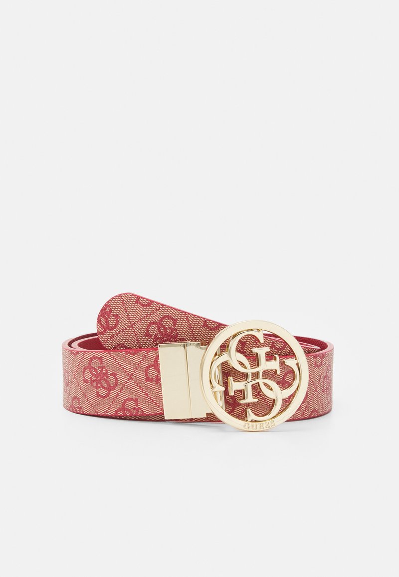 Guess ZADIE LOGO PANT BELT - Cinto - roman red