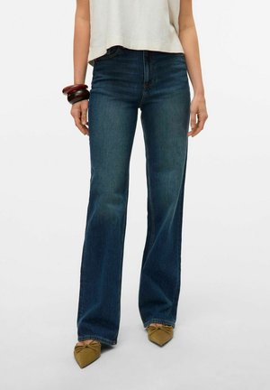 Flared jeans - blue denim
