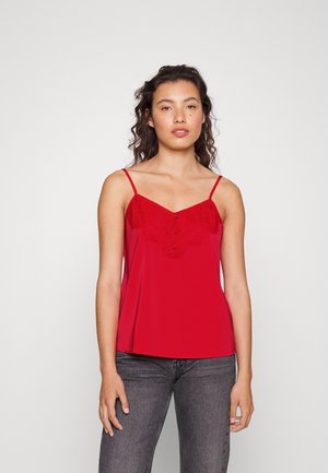 JDY SISI SINGLET WVN - Top - high risk red