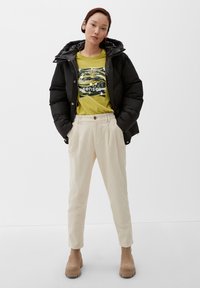s.Oliver PRINT MIT 3/4 ÄRMELN - Langarmshirt - gelb