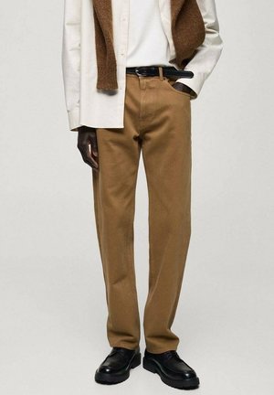 Straight leg jeans - brown