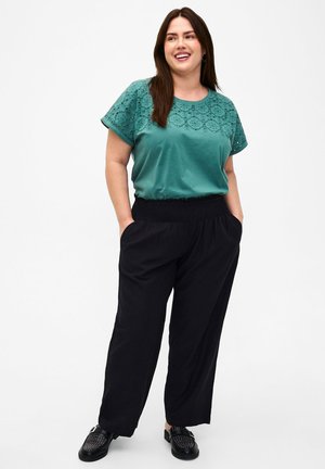 Zizzi, SMOCK - Kalhoty - black