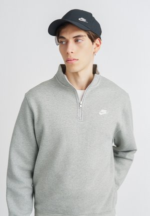 CLUB - Bluză de molton - grey heather/smoke grey/white