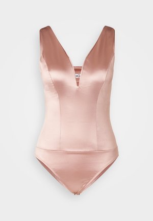 WAL G. V NECK BODYSUIT - Top - rose pink