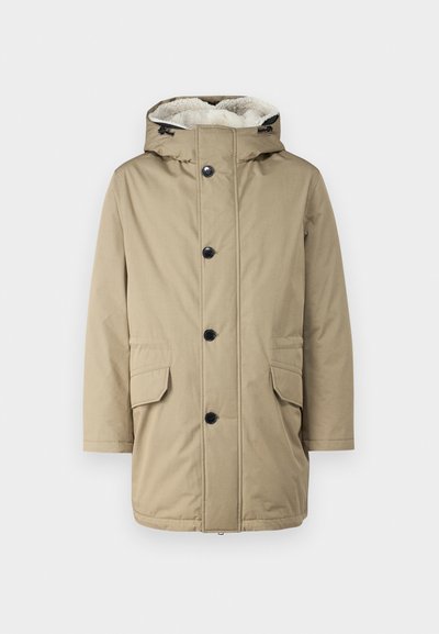 Yves Salomon ICONIC PARKA - Casaco de penas - lichen
